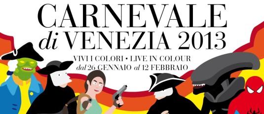 Le Carnaval de Venise 2013 sera le Carnaval de la couleur.   Carnevale-2013